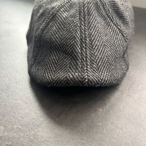 Boston Scally Company Black Newsboy Cap